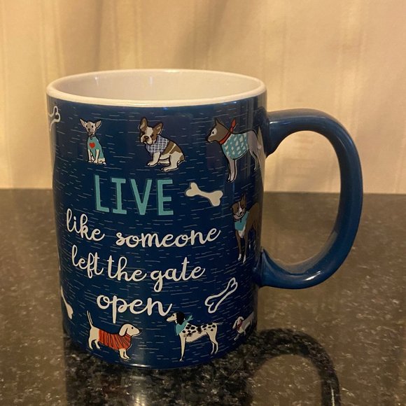 Cute Blue Dog Mug - Picture 2 of 5